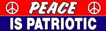 peace is patriotic